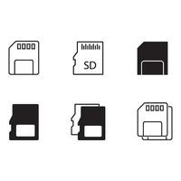 sd card icon vector