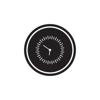 wall clock icon vector