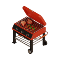 Grill Stand Bbq, Grill AI Generative png