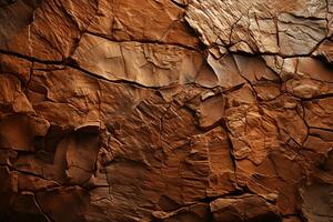 textura de un cueva pared con natural luz, fondo de pantalla fondo, ai generado foto