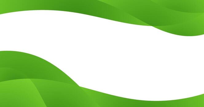 abstract green bio curve background for business with copy space area vector