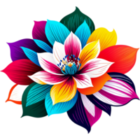 colorida lótus flor clipart png