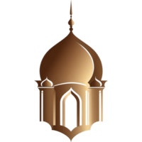 Mosque logo Islamic symbol. AI Generative png