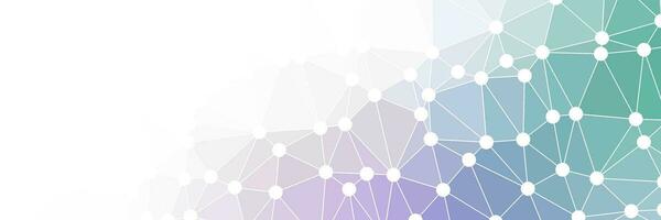 abstract background with connected dot lines vector