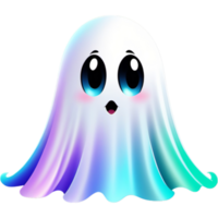 Cute Ghost Spooky. AI Generative png