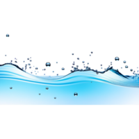 liquid water surface with bubbles. AI Generative png