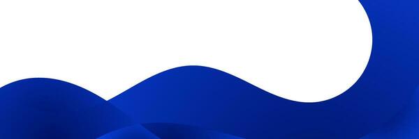 abstract blue wave gradient background vector