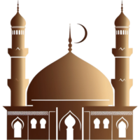 mosquée logo islamique symbole. ai génératif png