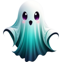Cute Ghost Spooky. AI Generative png