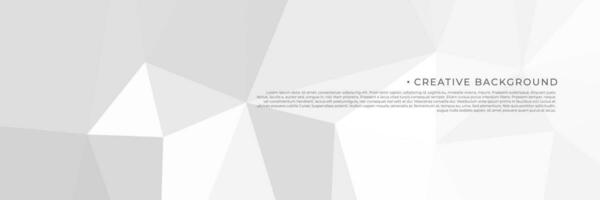 abstract grey white geometric background vector