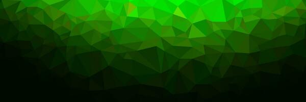 abstract green triangles background for design template vector