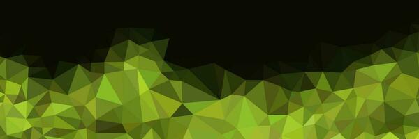 abstract green triangles background for design template vector