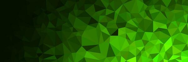 abstract green triangles background for design template vector