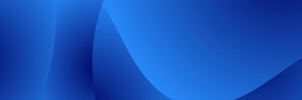 blue gradient wave background vector