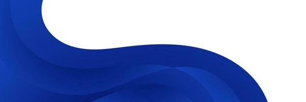 blue gradient wave background vector