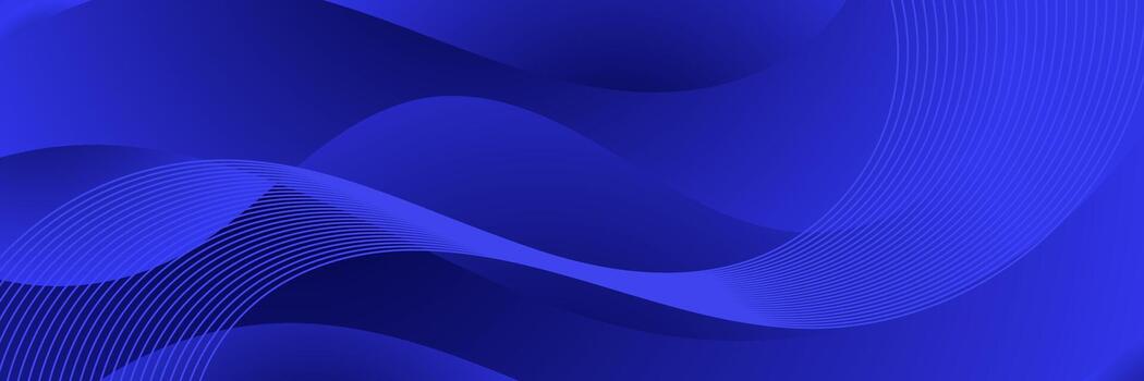azul degradado ola antecedentes vector