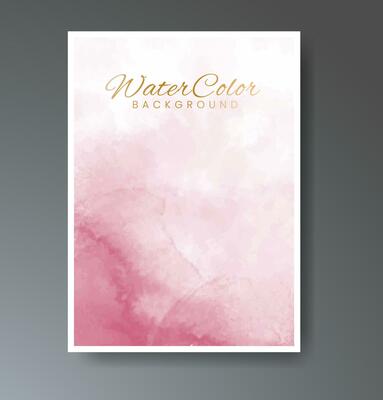 Set of creative hand painted abstract watercolor background. Design for your cover, date, postcard, banner, logo.