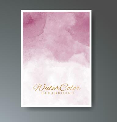 Set of creative hand painted abstract watercolor background. Design for your cover, date, postcard, banner, logo.