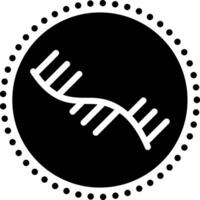 sólido icono para mrna vector