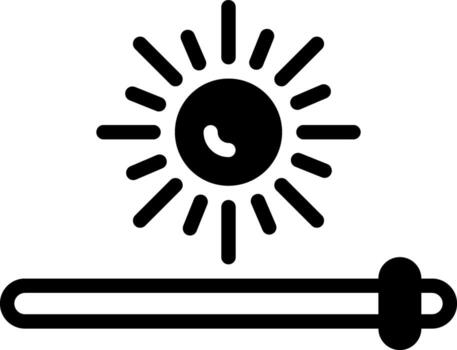 solid icon for bright vector