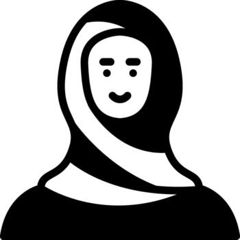 solid icon for arab vector