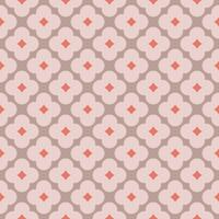Seamless geometric pattern, simple elegant classic fashion design in red, pale taupe and pink colors. Vector illustration. Design for wallpaper, textile, fabric, wrapping paper.