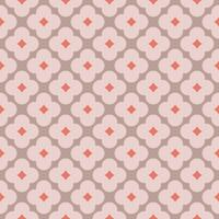 Seamless geometric pattern, simple elegant classic fashion design in red, pale taupe and pink colors. Vector illustration. Design for wallpaper, textile, fabric, wrapping paper.