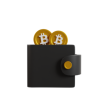 Bitcoin Bergbau 3d machen Symbol Clip Art png