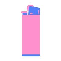 Cigarette lighter illustration vector