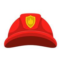 Vector fireman helmet