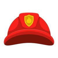 Vector fireman helmet