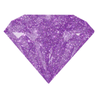 Purple glitter Diamond luxury jewelry icon. Jewelry icon. Design for decorating, background, wallpaper, illustration. png