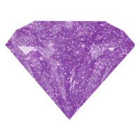 Purper schitteren diamant luxe sieraden icoon. sieraden icoon. ontwerp voor decoreren, achtergrond, behang, illustratie. png