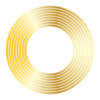 oro cerchio png trasparente