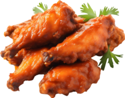 Image of Delicious-looking Buffalo wing. AI-Generated. png