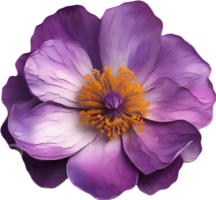 A bouquet of Violet flowers. AI-Generated. png