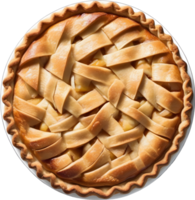 Image of Delicious-looking Apple Pie. AI-Generated. png