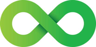 vert infini symbole, durable icône png