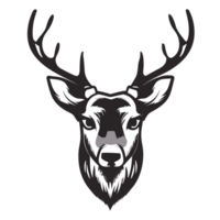 deer face ,head, AI Generative png