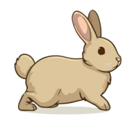 rabbit transparent background, AI Generative png