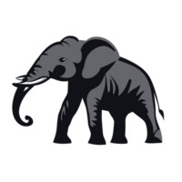 Elephant transparent background, AI Generative png