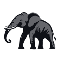 l'éléphant transparent arrière-plan, ai génératif png