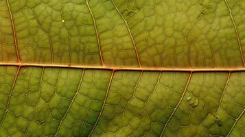 Close up texture leaf structure macro photography, abstract texture, Generative AI illustration photo