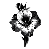 Gladiolus flower ,red gladiolus flower design element Free download It's perfect for fabrics, t-shirts, mugs, decals, pillows, logo, pattern and much more, AI Generative png