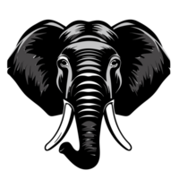 elefante viso, selvaggio animale, ai generativo png