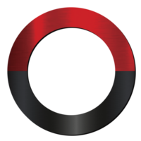 rouge et noir cercle png