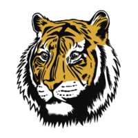 Fantastisk tiger logotyp png