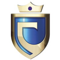 letter c logo golden blue png