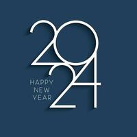 modern simple Happy New Year background vector