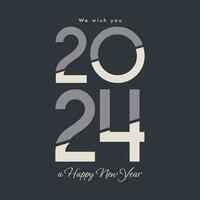 elegant modern Happy New Year background vector